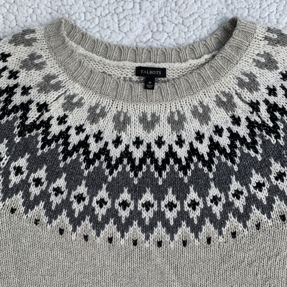 Talbots Metallic Sweater - Picture 3 of 8